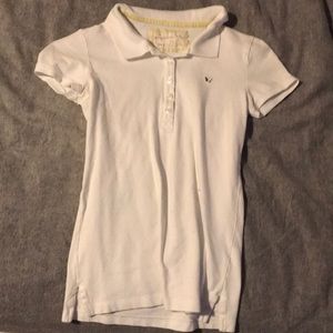 White Polo W/ Collar